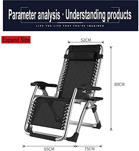 Chaises de jardin inclinables avec dossier réglable multiposition - 7