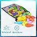 WindyJoy 46 Pcs Magnetic Fishing Game for Toddler Kid 3-5 with 4 Magnetic Fishing Pole 2 Bath Wind Up Toy Water Table Bathtub Toy Pool Fishing Game