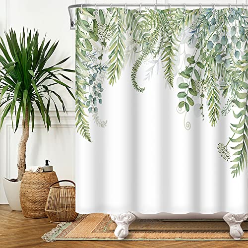 Uiiooazy Green Eucalyptus Shower Curtain - Image 3