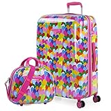 AGATHA RUIZ DE LA PRADA - Maletas de Viaje Infantiles Medianas. Maleta Niños con Ruedas Maleta Niña 4 Ruedas. Maleta Infantil Niña. Maleta Viaje Niña Resistente. Maletas con Candado TSA 131160, Fucsia