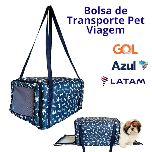 Bolsa telada transparente impermeável para transporte de Pet cão gato em Viagens de Avião Aeroporto