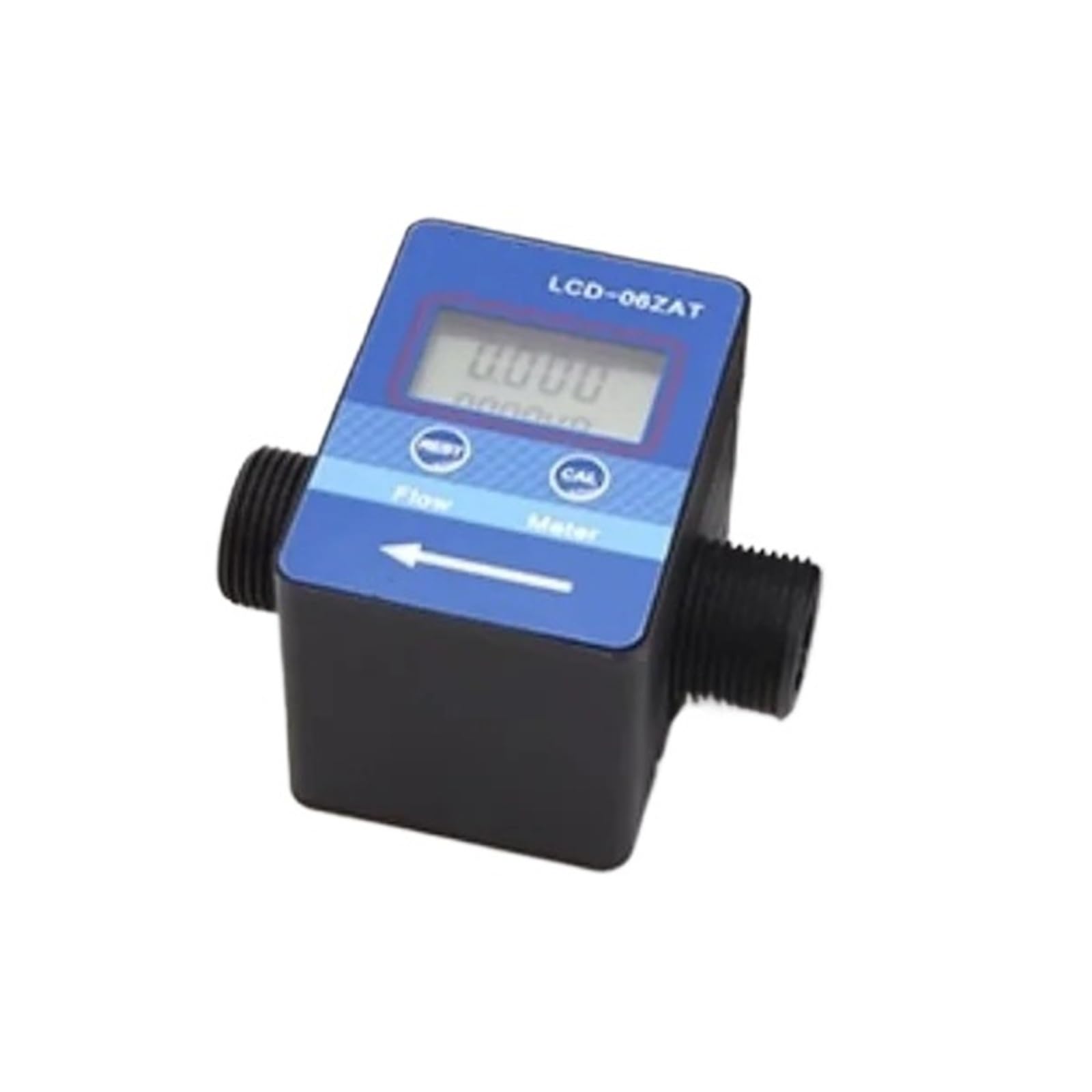 Sensor de flujo de agua, Medidor de caudal de líquido con pantalla digital G1/2