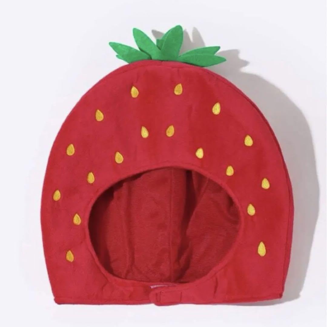 Amazon.co.jp: いちごの被り物 パーティ いちご狩り ハロウィン 