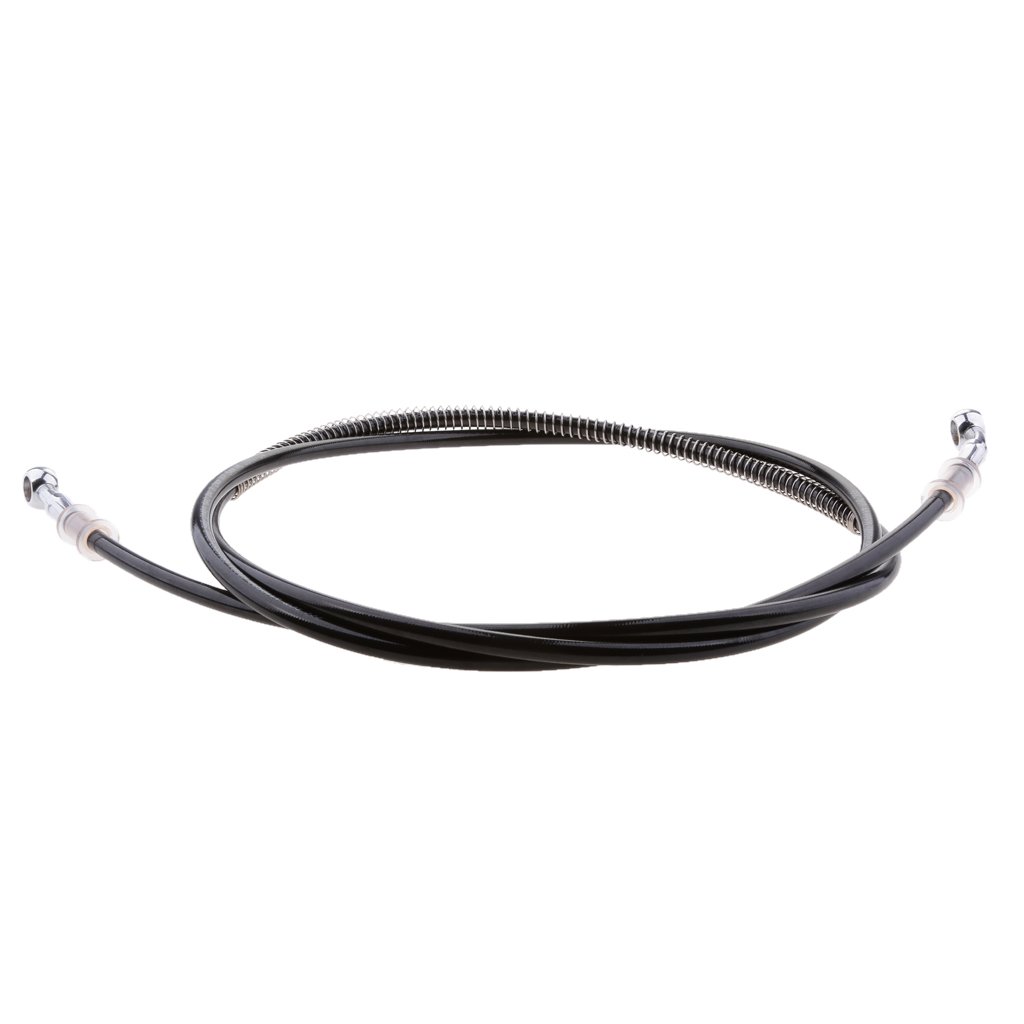 Durite Flexible de Frein Tuyau Liquide de Frein à Moto Durites Aviation pour Moto 200cm, Noir