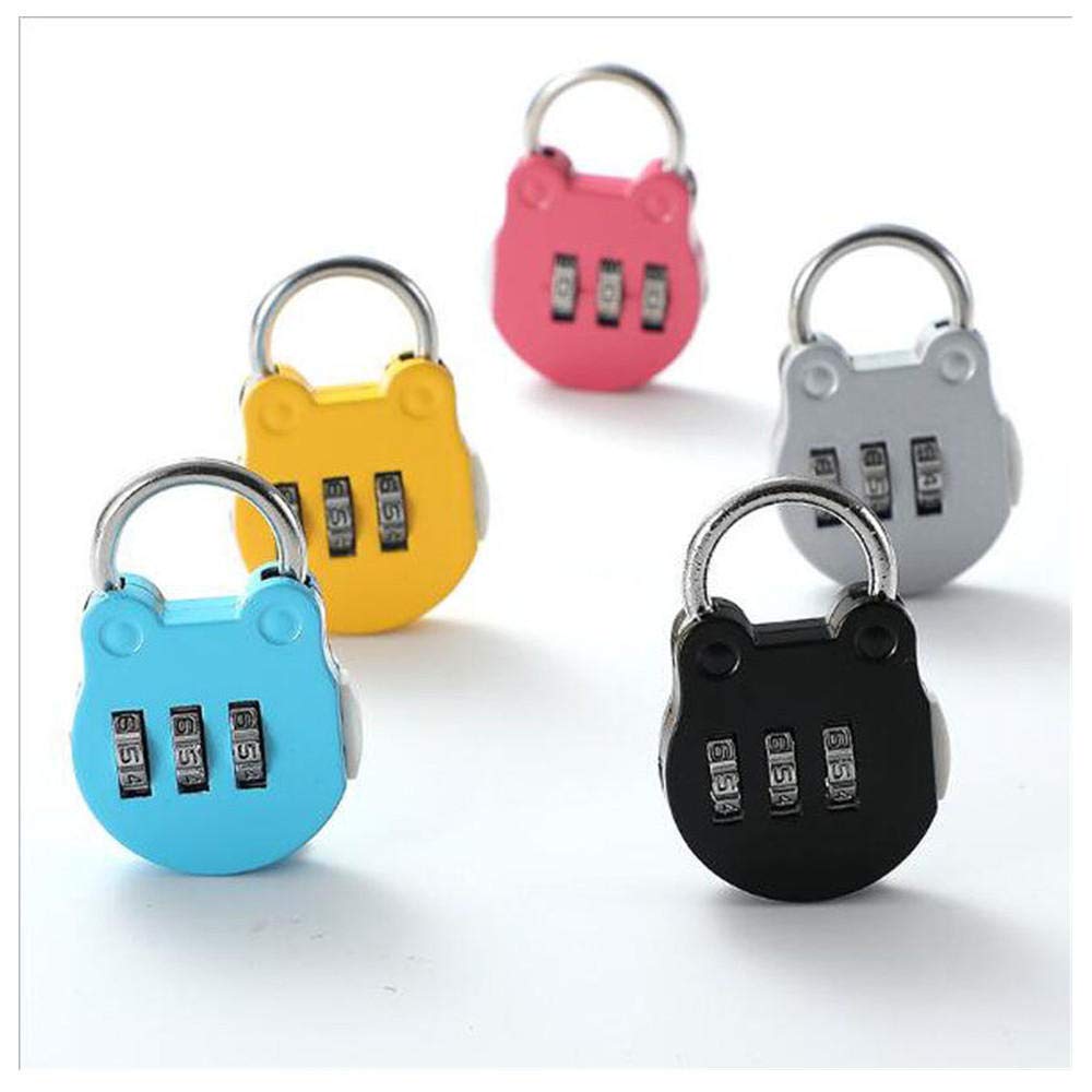 Lucchetto A Combinazione A Testa Di Cavallo - Serratura Mini Per Armadietti, Bagagli E Cassetti, Ripristinabile - Foto 2