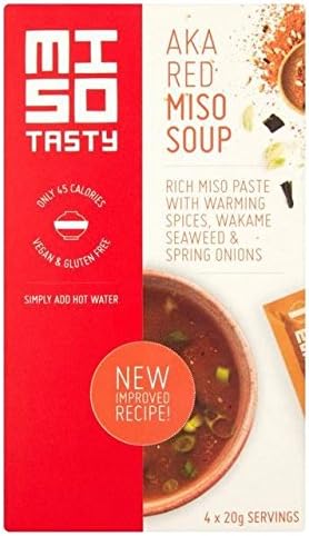 Miso Tasty Spicy Aka Red Miso Soup - 4 x 20g (0.18lbs)