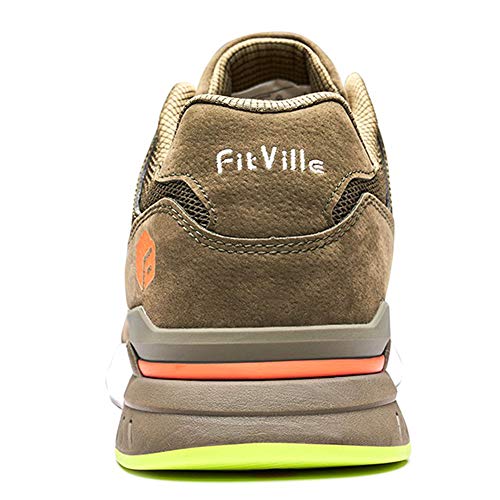 Image of FitVille Extra Wide Walking Shoes for Men Wide Width Sneakers for Flat Feet Arch Fit Heel Pain Relief - Rebound Core