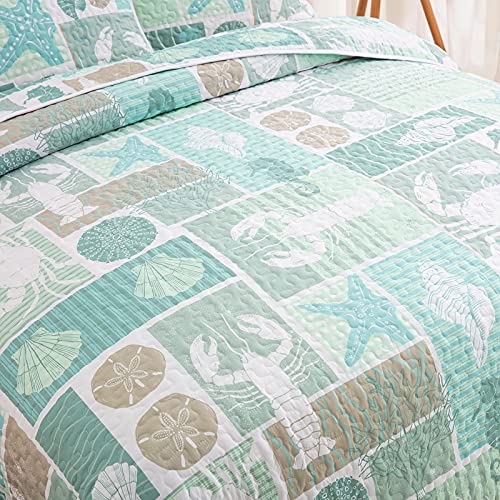Parure de lit pour toutes les saisons vert grand lit en microfibre douillette - 5