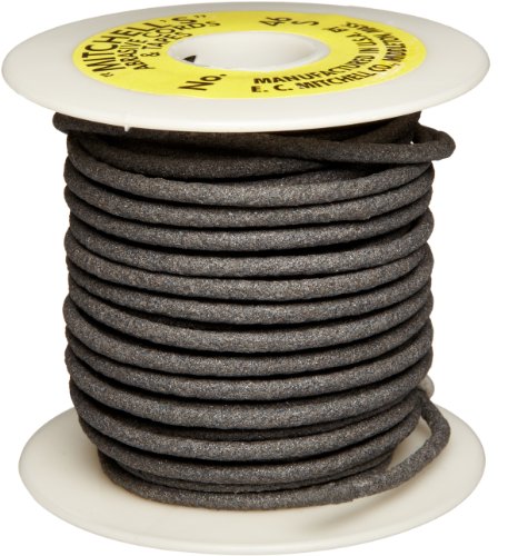 Mitchell Abrasives 46-S Round Abrasive Cord, Silicon Carbide 120 Grit .15" Diameter x 50 Feet