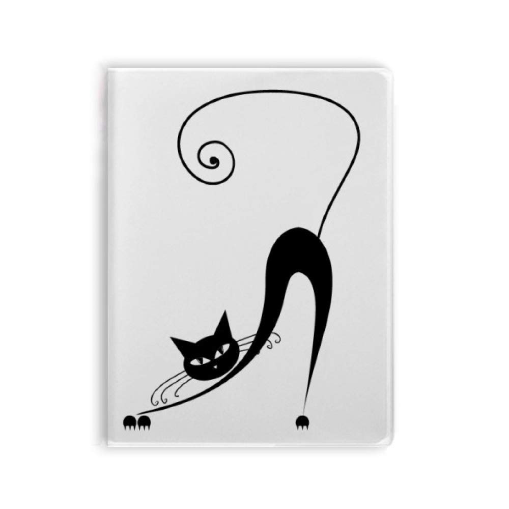 Carnet de notes chat noir élastique pour libérer votre créativité et vos pensées - 4