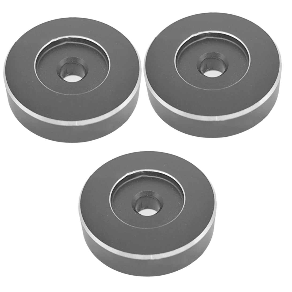 BESTonZON 3 Pezzi 45 Cupola del giradischi in vinile Cupola per dischi in vinile da 7 pollici adattatore per hi in da 7 pollici adattatore per hi in metallo o Accessori