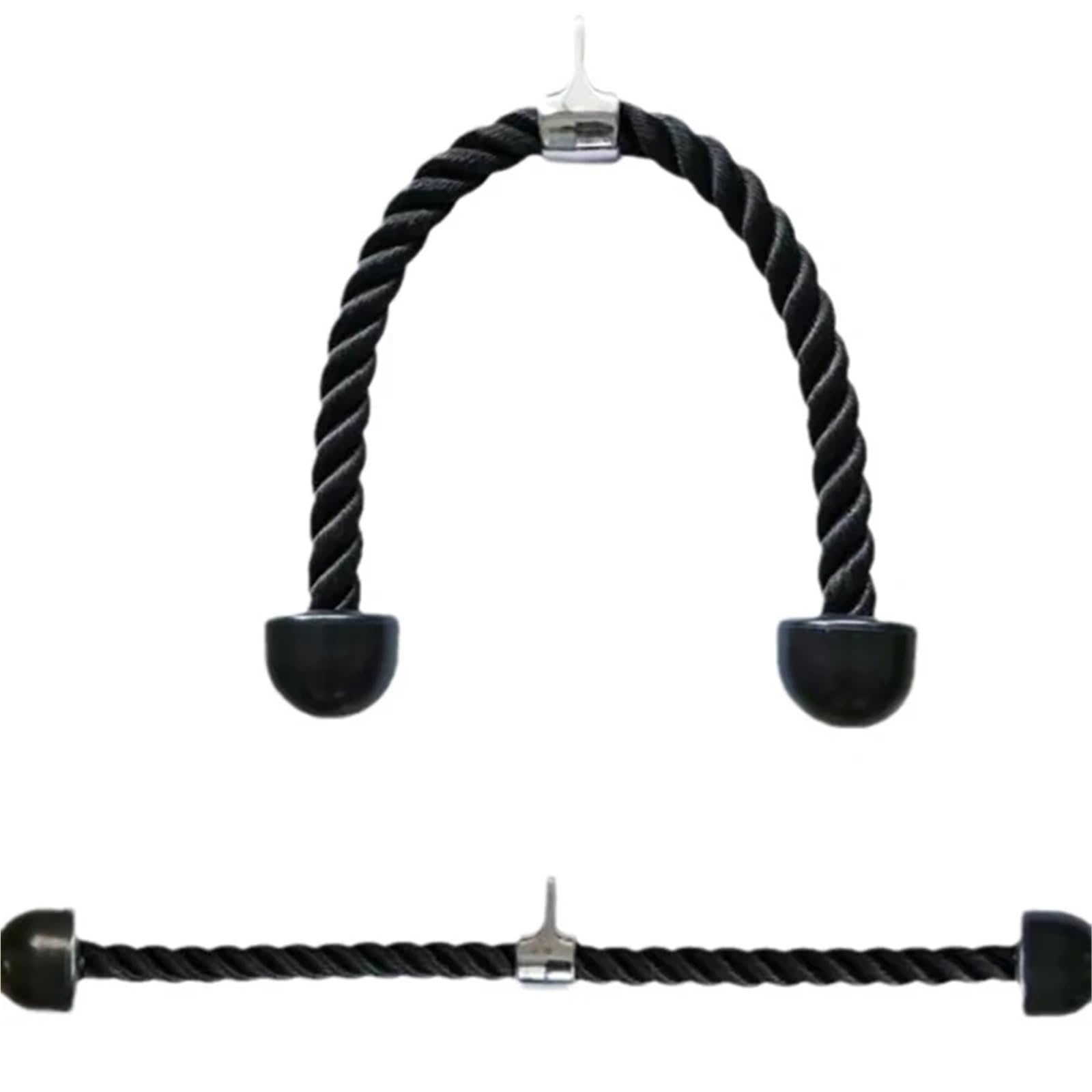 Tirante verso il basso con corda per tricipiti Corda for tricipiti, fitness, palestra domestica, attrezzo for trazioni, bicipiti, schiena, spalle(120cm)