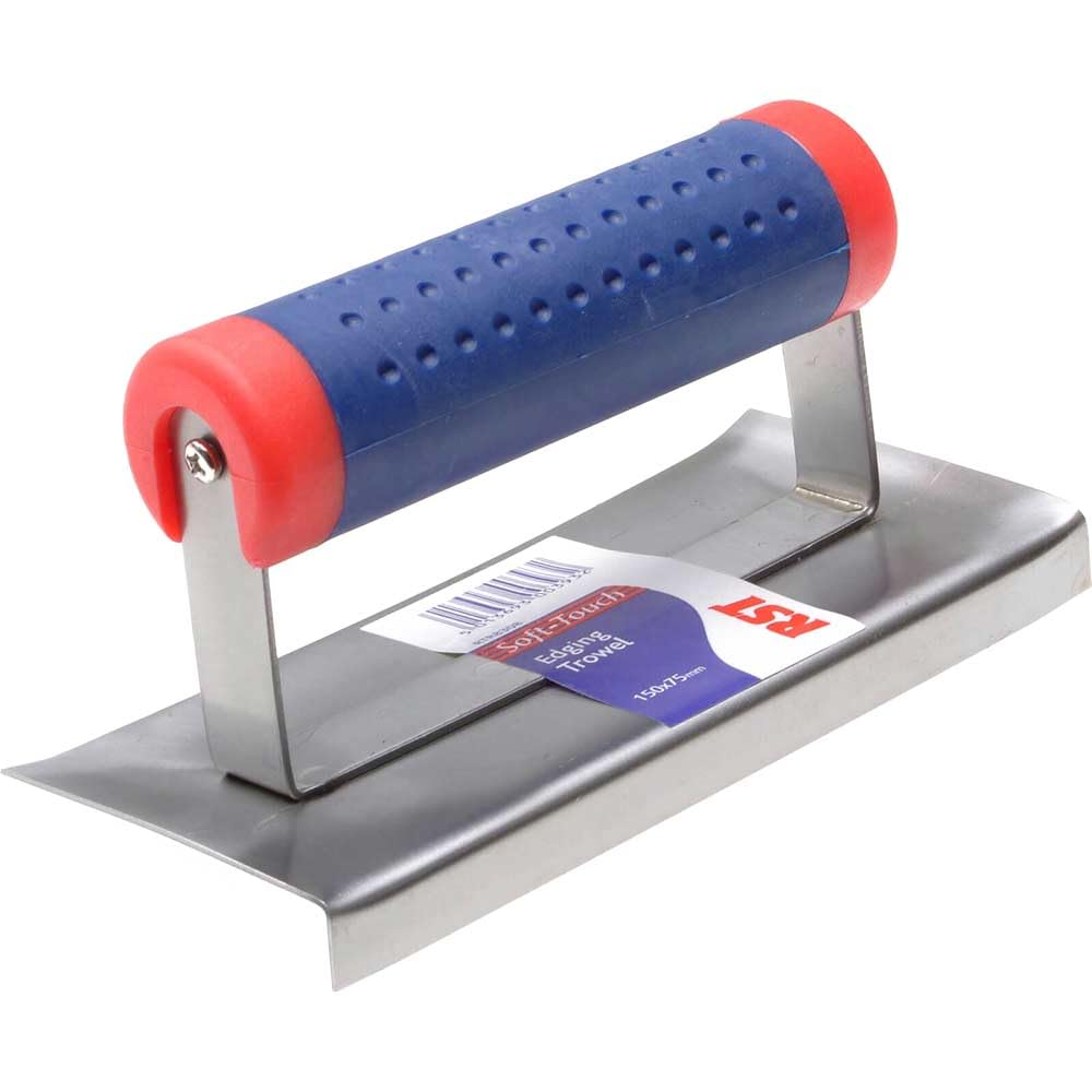 R.S.T. Soft Touch Edger Trowel 6 x 3in RST8308, Variegated
