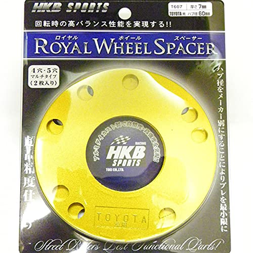 [HKB SPORTS] [品番:M673] [ロイヤルホイールスペーサー] [3mm] [2枚(1組)] [4H/5H] [PCD