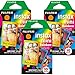 Fujifilm Instax Mini Instant Multi Colored Film, 10 Sheets, (3 and 5 Pack Value Set)... (Rainbow)