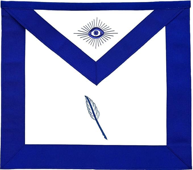 Masonic Blue Lodge Officer Apron Embroidered - All Blue Lodge Officer Aprons