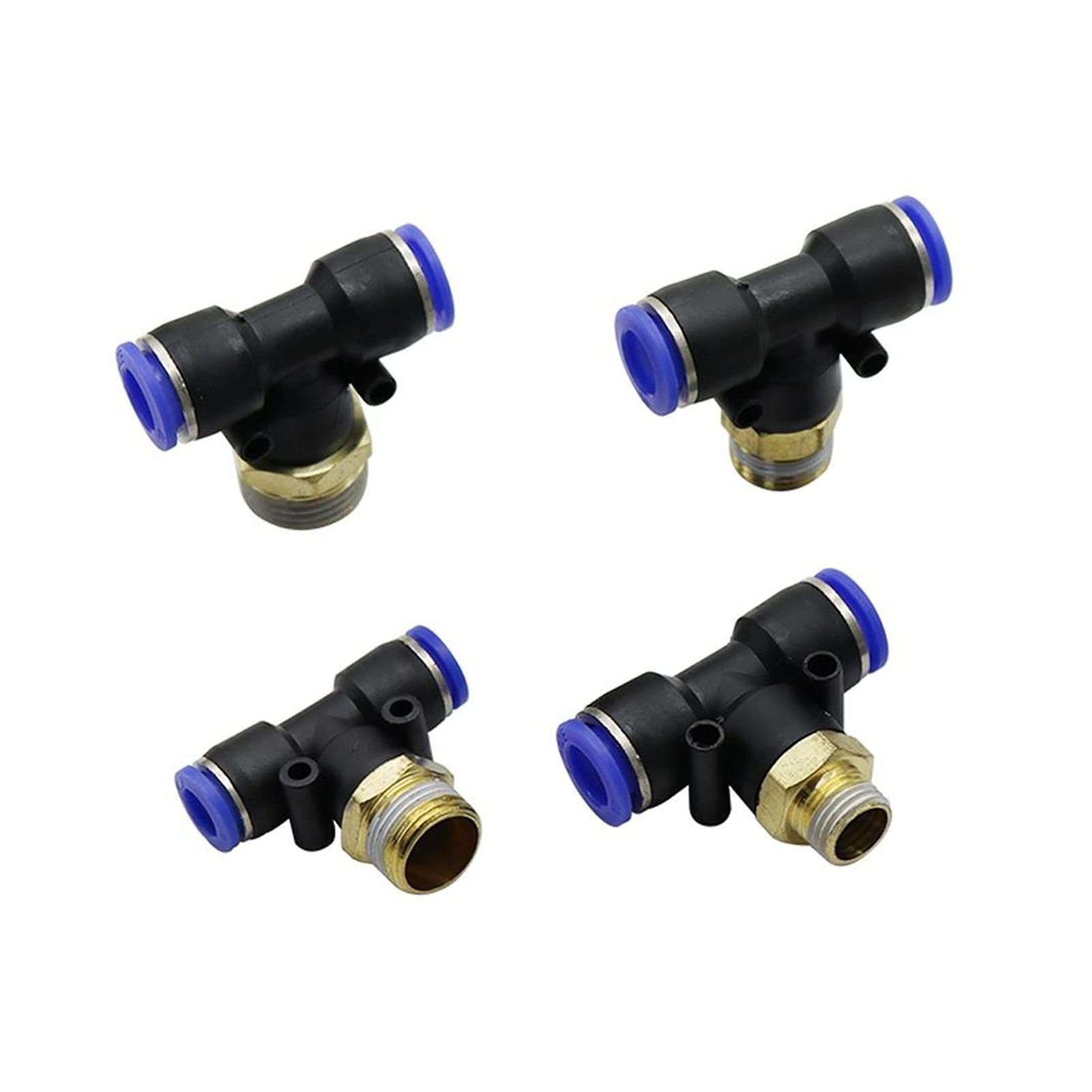 Adaptateur de tuyau de plomberie 12mm vers filetage male 1/4 1/2 pour irrigation