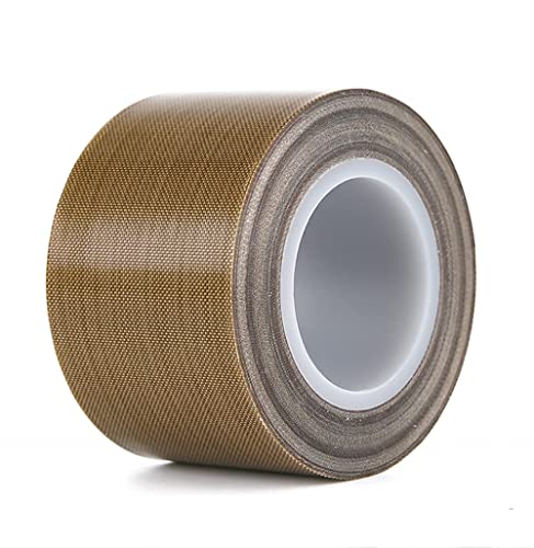 Image of PTFE Tape for Vacuum Sealer Machine, Hand Impulse Sealers Insulation PTFE Coated Fiberglass Adhesive Tape 500℉ High-Temp Fiberglass Adhesive Tape (2-inch x 33FT)