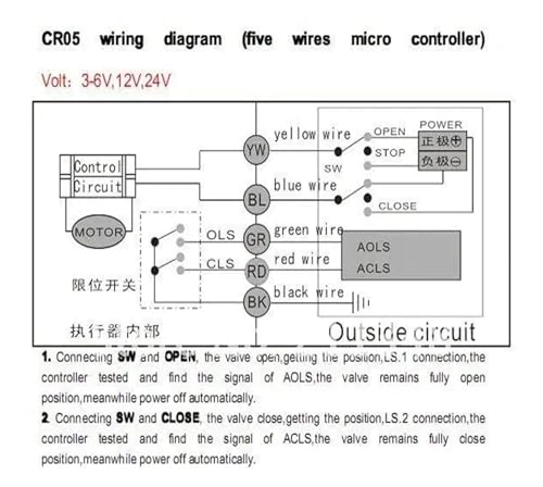 Válvula motorizada de 12V con sensor de posición para evitar desbordes 6