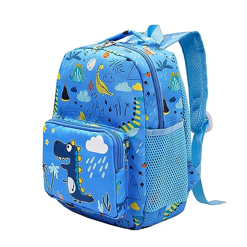 POWOFUN Mochila infantil de viagem pré-escolar de 33 cm, linda mochila de desenho animado para meninas, meninos e bebês, Small, Desenho animado