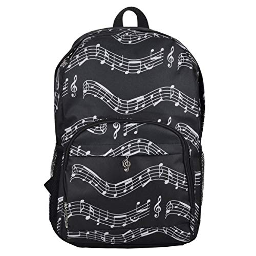Delicacydex Gran Capacidad Hombres Mujeres Durable Mochila Oxford Tela Casual Música