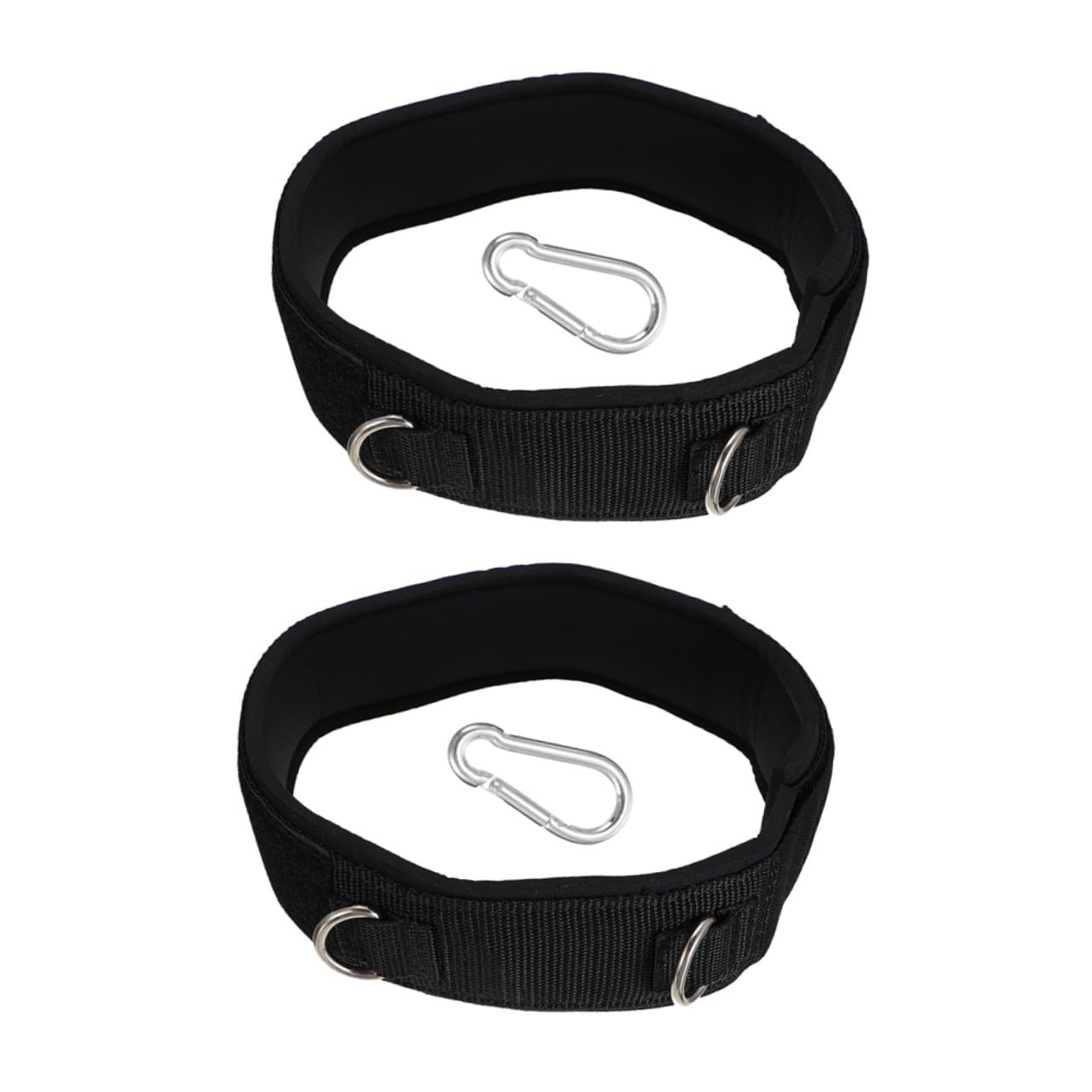2 pezzi Fasce Fitness per Coscia in Nylon Leggere e Traspiranti Allenamento Gambe Elastici Esercizi Casa e Palestra per Estensioni e Curl
