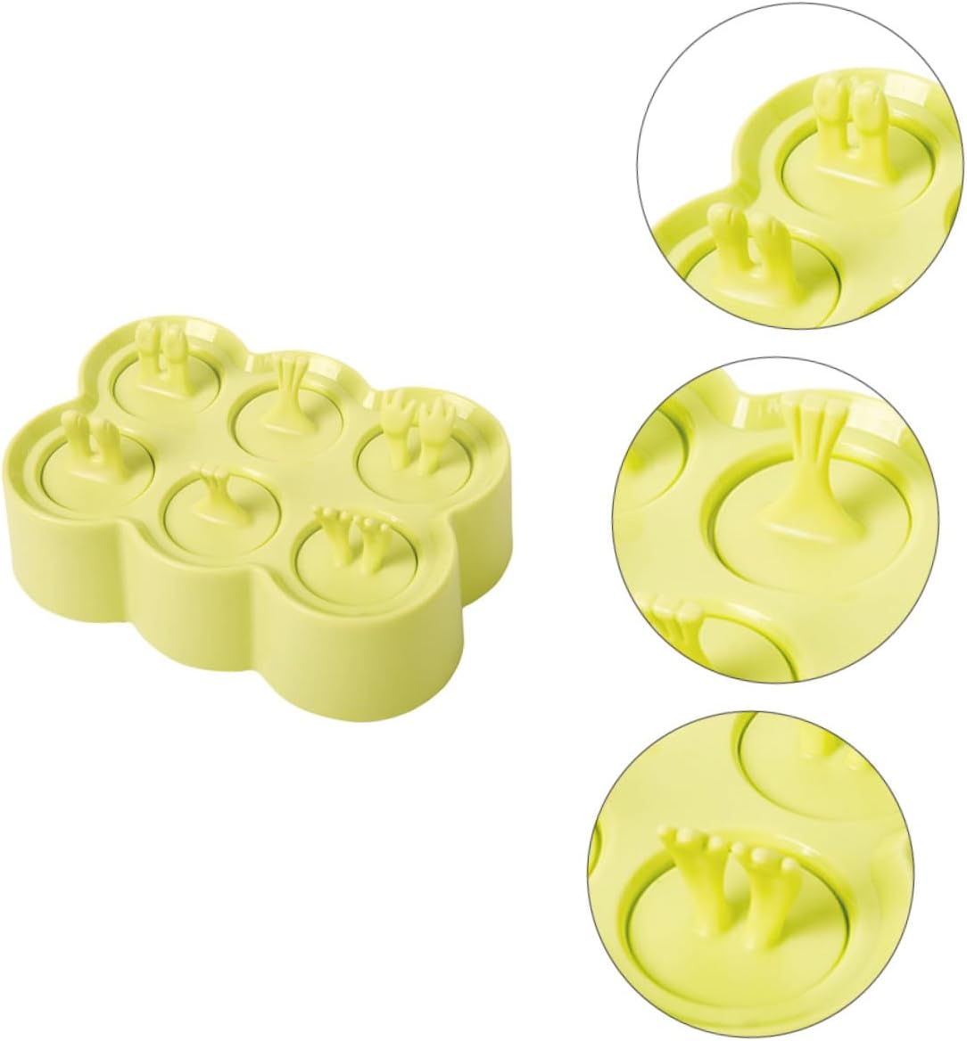 4-Piece Silicone Animal Popsicle Molds Set Reusable Ice Cream Making Molds Ice Lolly for Boys and Girls Easy Release Cube for Summer Treats