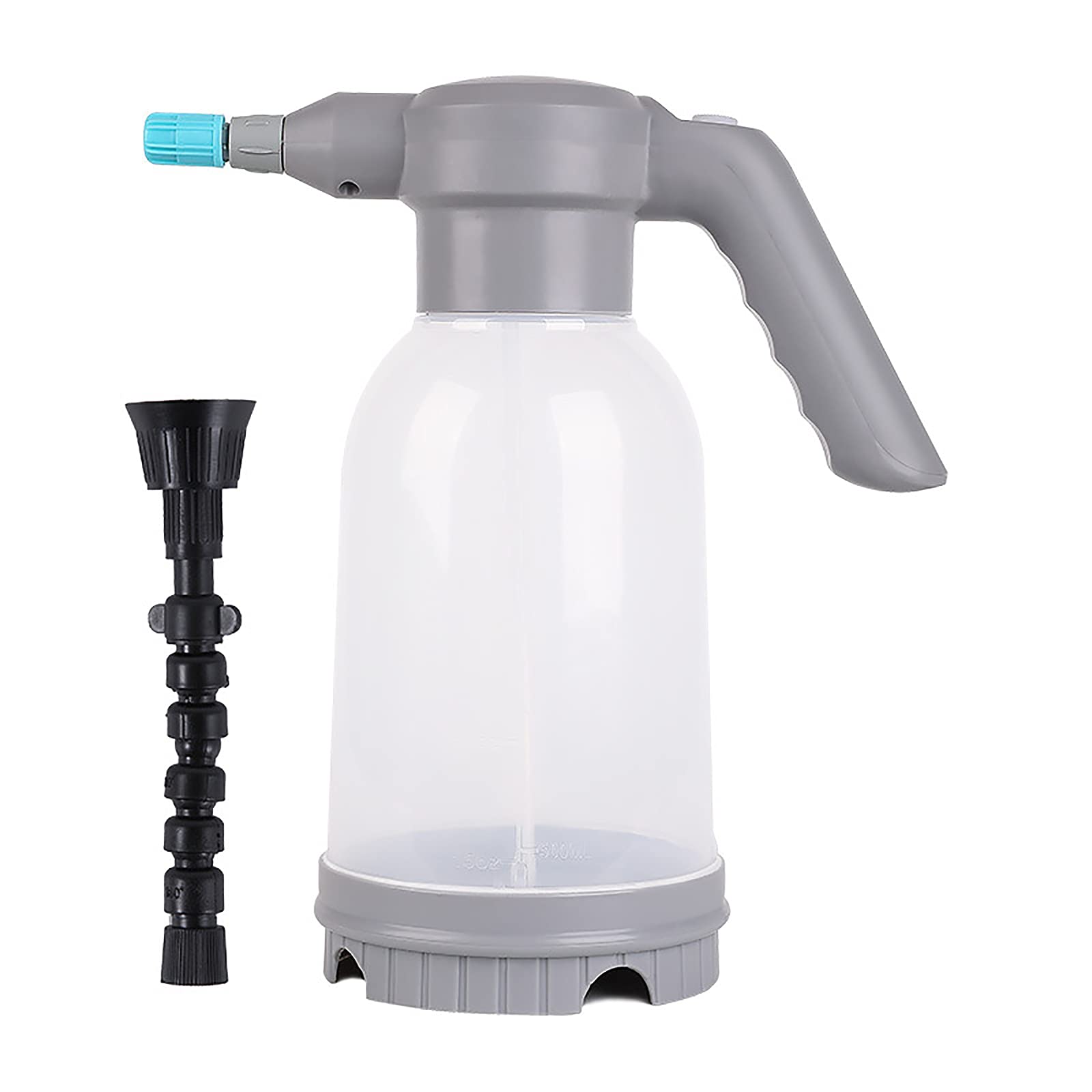Pulvérisateur à eau électrique 2L jaune clair avec buse universelle pour jardin