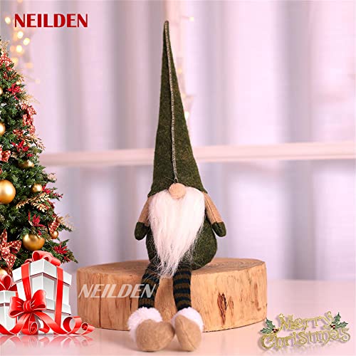 BWFY 3pcs new Christmas Decoration Long Legs Rudolph Doll Christmas Children Gift Hotel mall Window Decoration - image 8