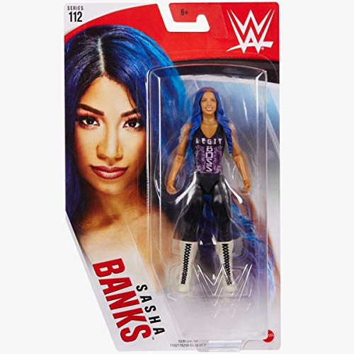 Collect WWE- 112 Series - Sasha Banks - Action Figure, Bring Home The Action of The WWE - Approx 6