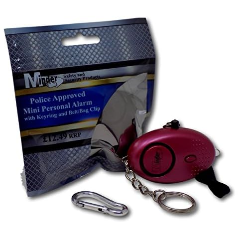 Minder 140db Police Approved Personal Alarm with Torch Cover
