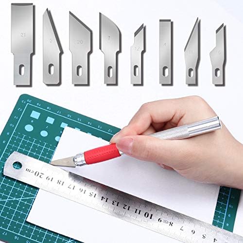 Precision Carving Craft Hobby Knife Kit ，for DIY Art Work Cutting, Hobby, Scrapbook