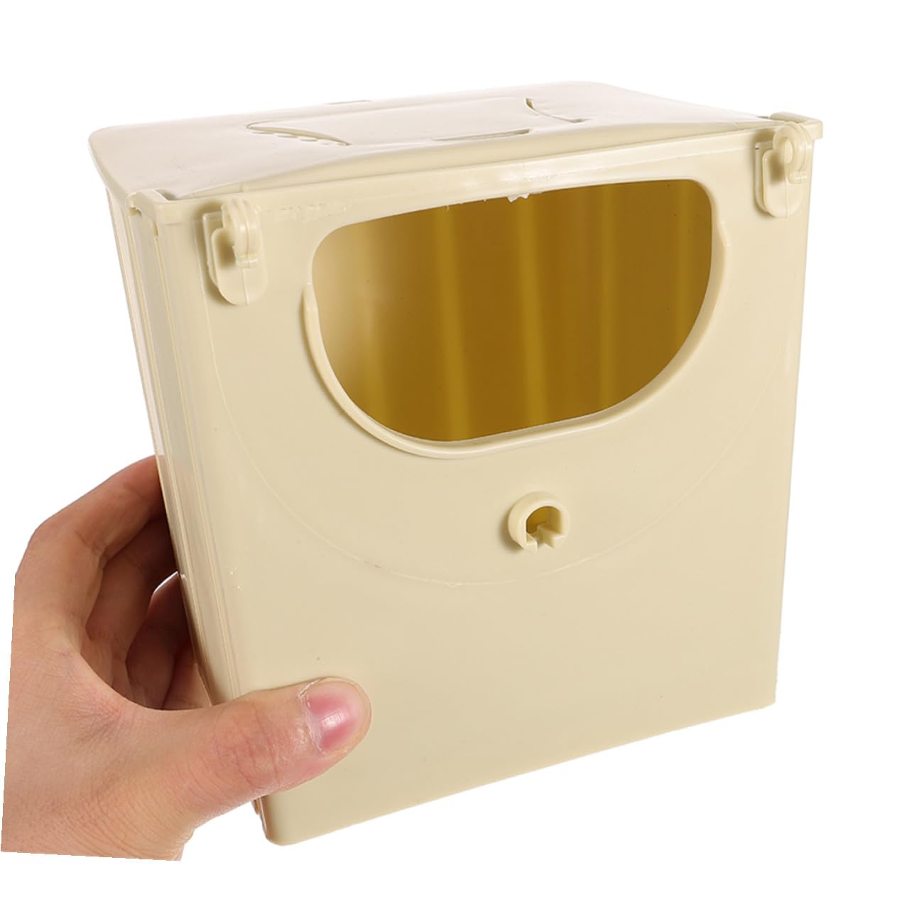 Alipis Caja Nido para Periquitos de Plástico Resistente 5 Piezas, Casa de Pájaros Pequeños para Cría en Jaulas, Nido Plástico para Incubación y Reproducción de Aves Domésticas