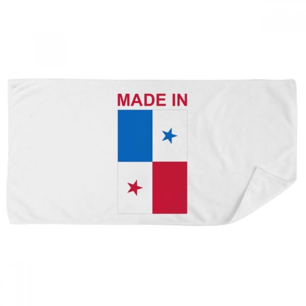 Serviette de bain Panama multicolor 35x70cm douce pour toilette quotidienne