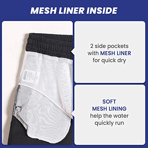 Image of maamgic Mens 7 inch Stretch Swim Trunks Quick Dry Mesh Lining Swimwear Bathing Suits
