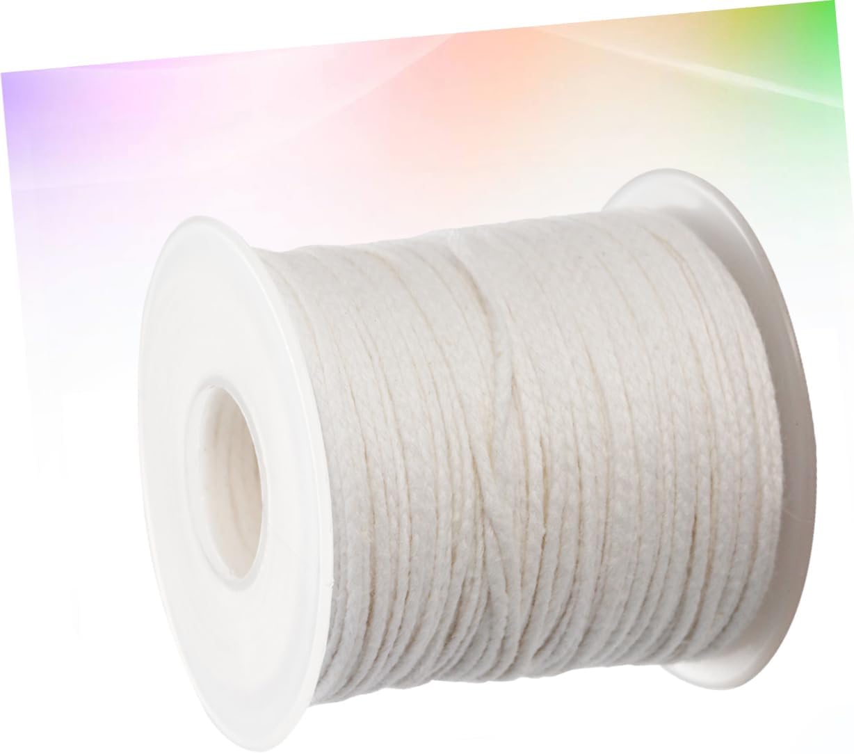1Roll Cotton Braided Candle Wicks Spool DIY Candle Making Material with Strands for Easy Crafting for Home Decor and