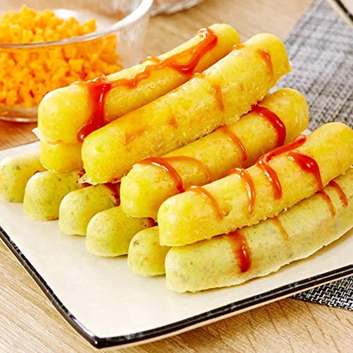 Silicone Sausage Mold Non-Stick, DIY Children\'s Hot Dogs Baking Mold for Egg Sausage and Baby\'s Supplementary Sausage Mold, lce Candy Jelly Chocolate Mould - Thumbnail 5
