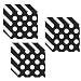Black Polka Dot Luncheon Napkins - 48 Pieces
