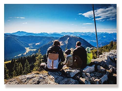 WunschPIXEL – Dein Foto auf Aluminium, Wandbild selbst gestalten, 30x40 cm, individuell mit Deinem Motiv oder Bild, optional mit Beschriftung Deiner Wahl, auch als Fotocollage