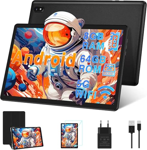Dmoao Tablet 10 Pulgadas Android Con 5g Wi-Fi, Hd Tablets Con 8gb Ram 64gb Rom Ampliable Hasta 1tb , Gps, 8 Cores 2.0 Ghz, Bluetooth 5.0, 1280 800 Ips, Usb-C, 6000 Mah, Negro Dmoao Tablet 10 Pulgadas Android Con 5g Wi-Fi, Hd Tablets Con 8gb Ram 64gb Rom Ampliable Hasta 1tb , Gps, 8 Cores 2.0 Ghz, Bluetooth 5.0, 1280 800 Ips, Usb-C, 6000 Mah, Negro