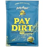Bobby Nugget Gold Paydirt | Gold Rush Panning Concentrates unsearched & Added | Gold Prospecting Pay Dirt + 1/2 gram Gold Guaranteed Lucky’s Bonus Bag