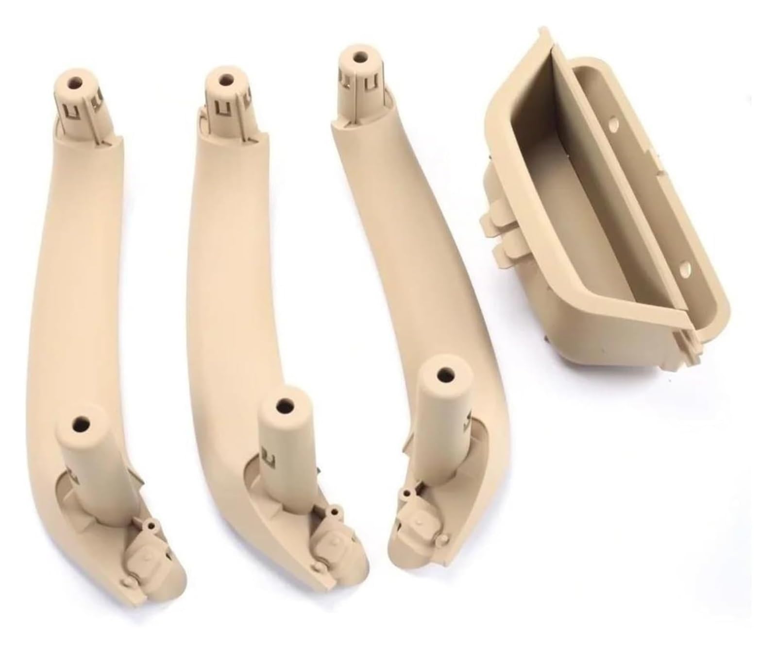 Fangziqq Rhd 4Pcs Beige For X3 X4 F25 F26 2010-2016 Lhd Rhd Car Front Left Door Inner Handle Pull Trim Panel 51417250307 Car Inner Door Handle(Rhd 4Pcs Beige)