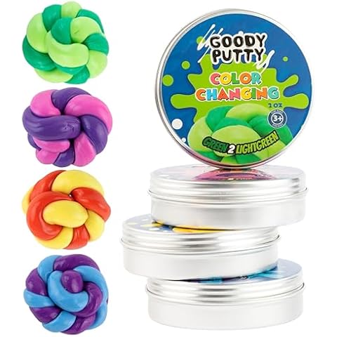 Color Changing Putty Fidget Toy for Kids Stress Relief and Therapy and Great ADHD Fidget Putty Toy That Changes Colors Cover