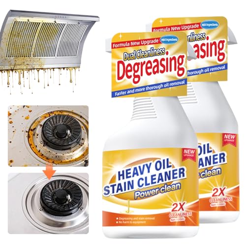 新登場!多目的キッチン用重油洗浄剤。カウンター、オーブン、家電製品に使える多目的キッチンクリーナースプレー(1個入り)(2PCS)