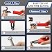 Sopnom E Clip Tool, E Clips Removal and Installation Assortment Kit Tool Set, Exchangeable 4 Sizes (3/4/5/6mm) Clip Rings Kit & 40Pcs E Clips