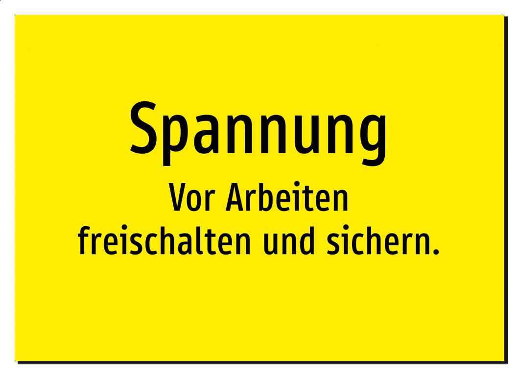 35172-DE-T-07 | Spannung - Vor Arbeiten freischalten und sichern