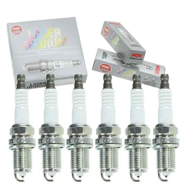6 bujías de iridio láser NGK compatibles con Toyota Sienna 3.0L 3.3L V6 2001-2006
