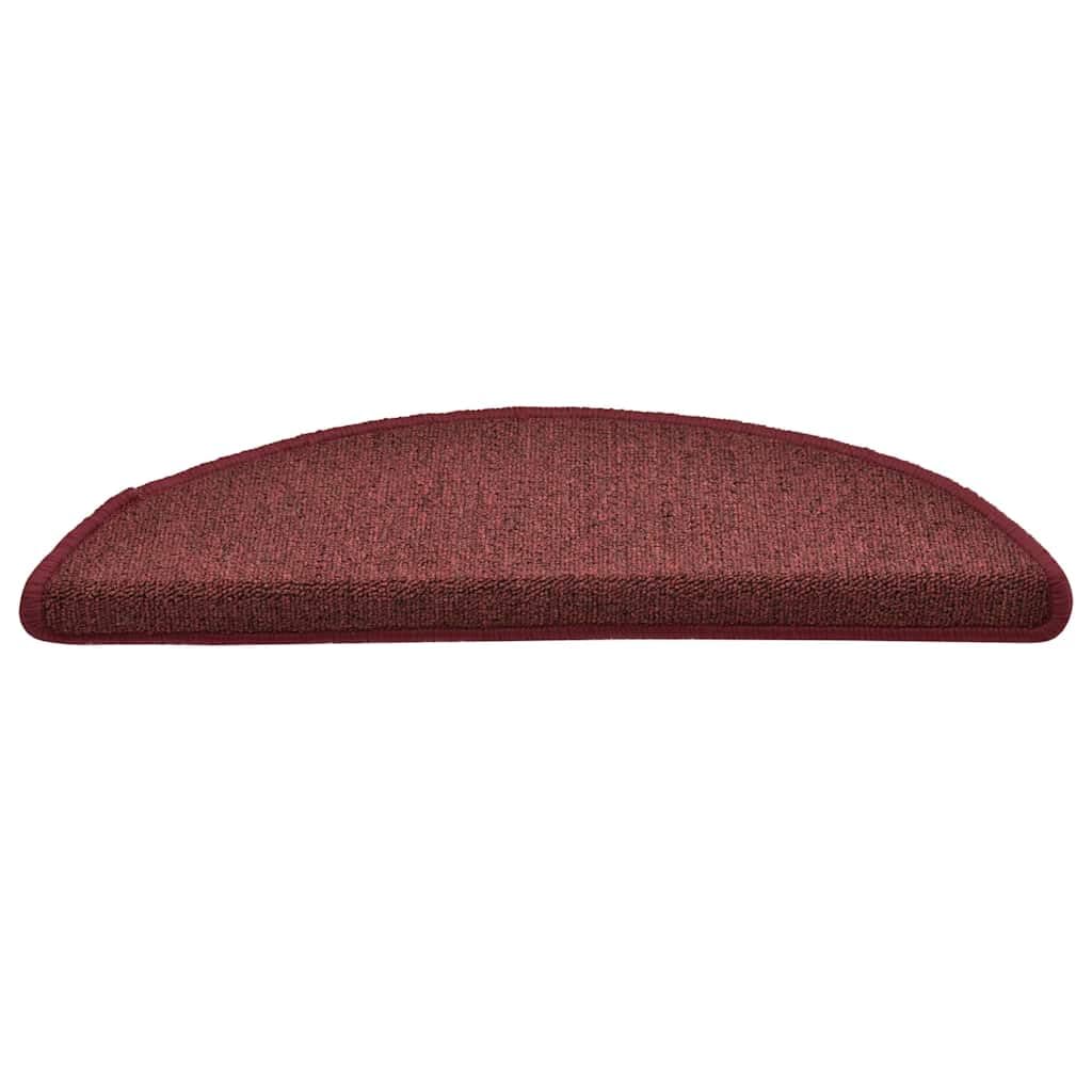 Maty Na Schody 15 Szt. 56x17x3 cm Bordeaux Półokrągłe Antypoślizgowe