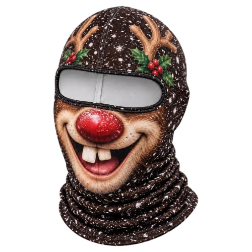 Christmas Masks for Adults 3D Funny Realistic Balaclava Fall Winter Mask - image 1