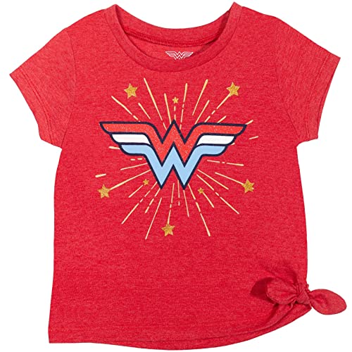 DC Comics Justice League Wonder Woman T-Shirt and Active Retro Dolphin Shorts Outfit Set Infant to Big Kid2